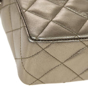 CHANEL 1996-1997 Gold Lambskin Quilted Camera Bag Mini