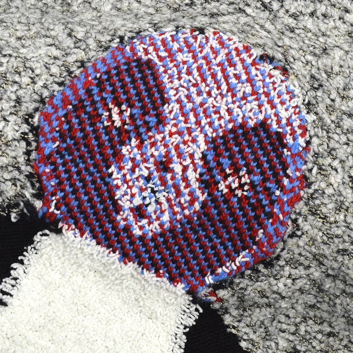 Chanel * 2007 CC penguin-motif knitted hoodie #42