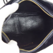 CHANEL 1989-1991 Black Velvet Camera Bag Mini