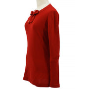 CHANEL Red Cashmere Sweater #36