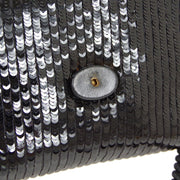 Chanel 1986-1989 Black Sequins Pochette
